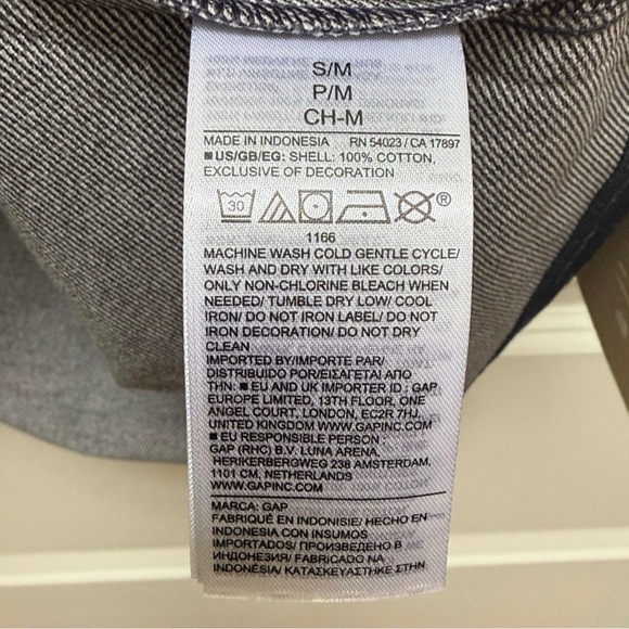 Gap × BÉIS Knit Denim Pocket T-Shirt NWT Size S/M - Picture 13 of 13